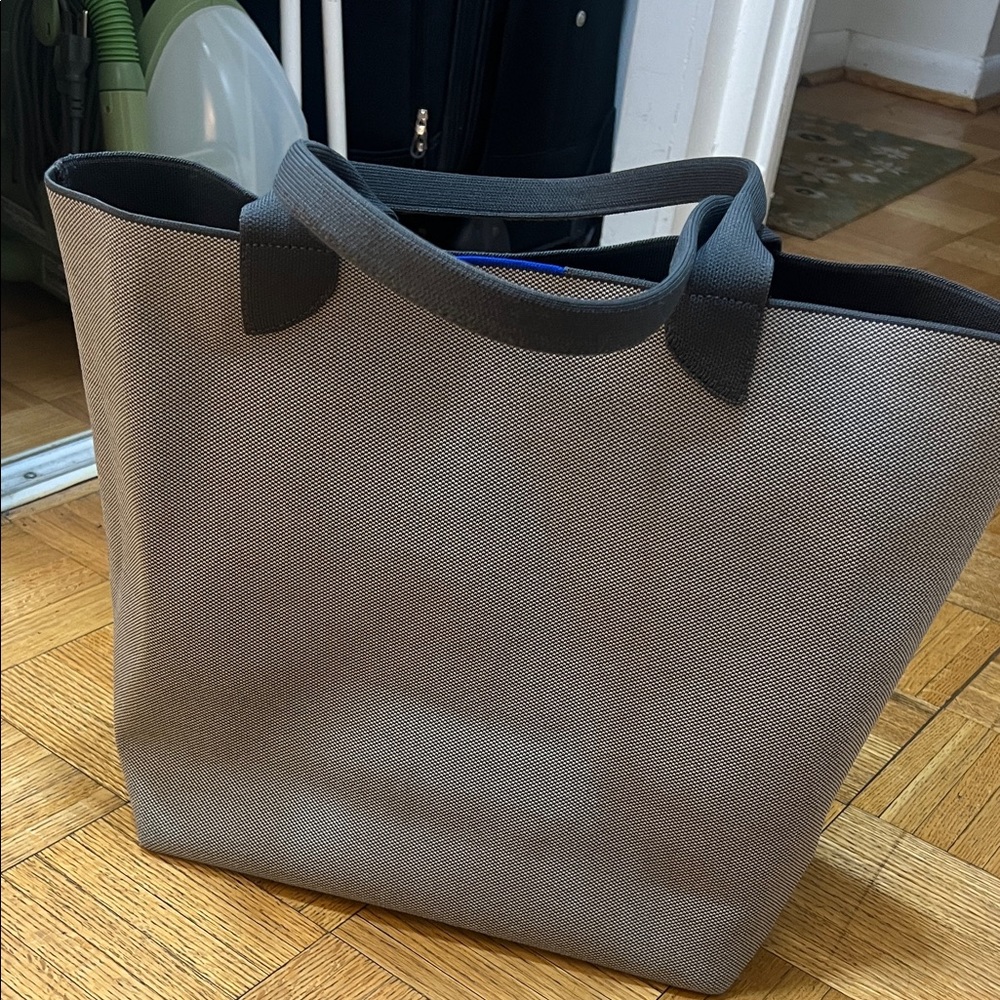 Rothy's Black and Gray Tote Bag
